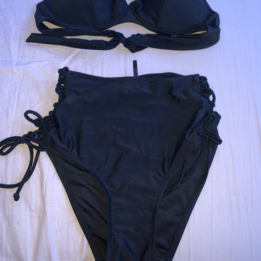 FashionNova 2 piece black bikini